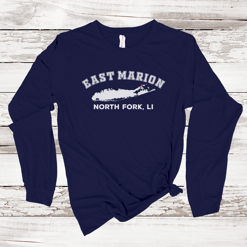 East Marion North Fork Long Sleeve T-shirt | Adult Unisex