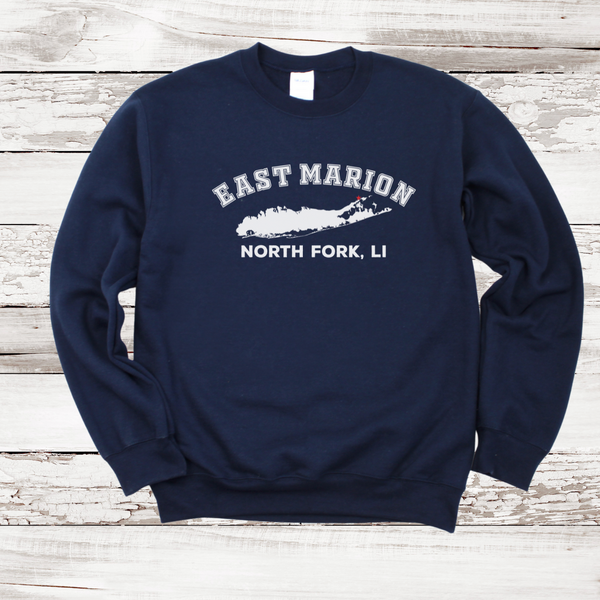 East Marion North Fork Sweatshirt | Adult Unisex | Navy
