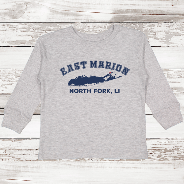 East Marion North Fork LI Long Sleeve T-shirt | Toddler