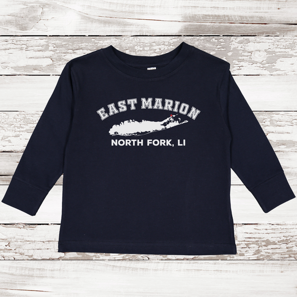 East Marion North Fork LI Long Sleeve T-shirt | Toddler