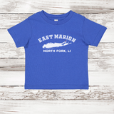 East Marion North Fork LI Short Sleeve T-shirt | Classic Colors | Toddler Royal