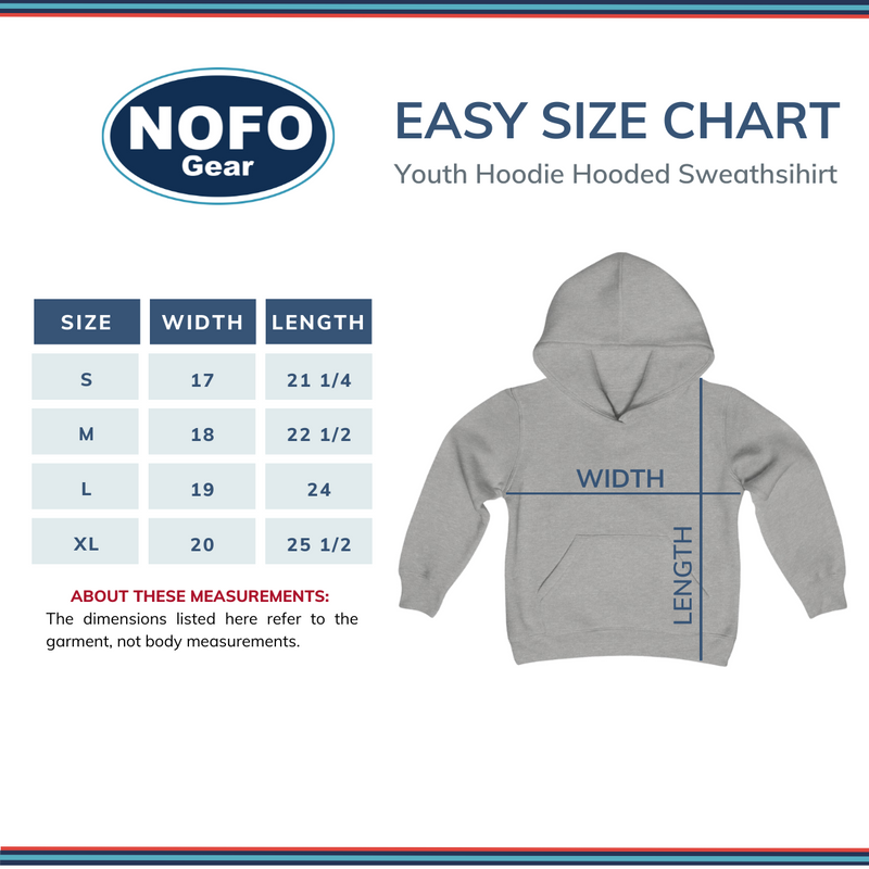 Classic North Fork Long Island Hoodie | Kids