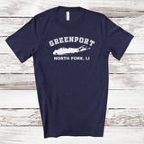 Greenport North Fork T-shirt | Adult Unisex | NAVY