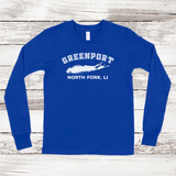 Greenport North Fork Long Sleeve T-shirt | Classic Colors | Kids True Royal