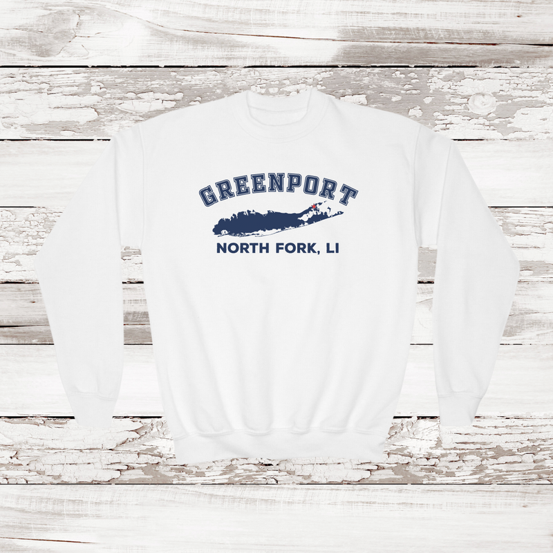 Greenport North Fork Crewneck Sweatshirt | Kids