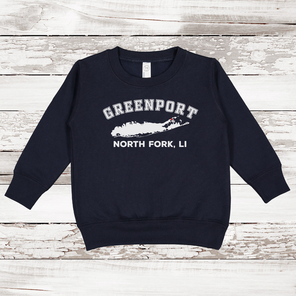 Greenport North Fork LI Toddler Fleece Sweatshirt