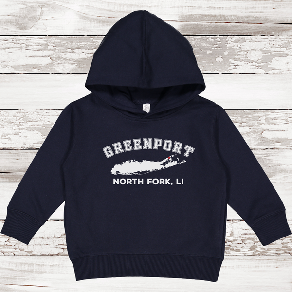 Greenport North Fork LI Fleece Hoodie | Toddler