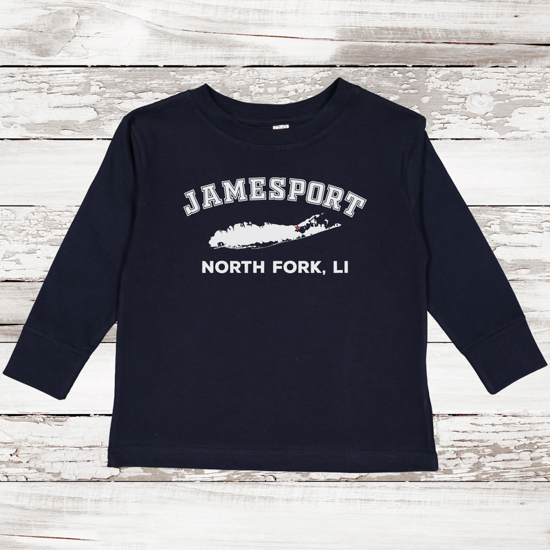 Jamesport North Fork LI Long Sleeve T-shirt | Toddler