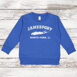 Jamesport North Fork LI Fleece Sweatshirt | Classic Colors | Toddler Royal