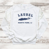 Laurel North Fork Sweatshirt | Adult Unisex | WHITE White