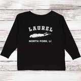 Laurel North Fork LI Long Sleeve T-shirt | Classic Colors | Toddler Black