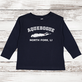 Laurel North Fork LI Long Sleeve T-shirt | Classic Colors | Toddler Navy