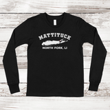 Mattituck North Fork Long Sleeve T-shirt | Classic Colors | Kids Black