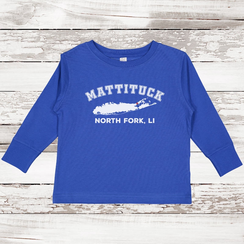 Mattituck North Fork LI Long Sleeve T-shirt | Toddler