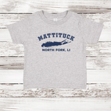 Mattituck North Fork LI Short Sleeve T-shirt | Classic Colors | Toddler Heather