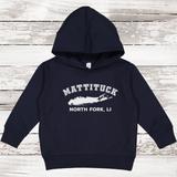 Mattituck North Fork LI Fleece Hoodie | Classic Colors |Toddler Navy