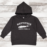 Mattituck North Fork LI Fleece Hoodie | Classic Colors |Toddler Vintage Smoke