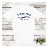 Classic North Fork Long Island T-shirt | Holiday 2024 | Adult Unisex White