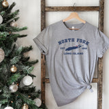 Classic North Fork Long Island T-shirt | Holiday 2024 | Adult Unisex Athletic Heather