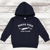 Classic North Fork Long Island Fleece Hoodie | Toddler