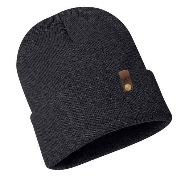 NOFO Gear Logo Beanie - Heather, Black, Cloud, Heather Charcoal Heather Charcoal