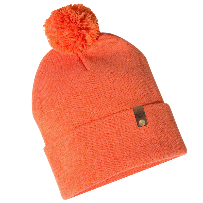 NOFO Gear Pom Pom Beanie | Heather Pumpkin Heather Pumpkin