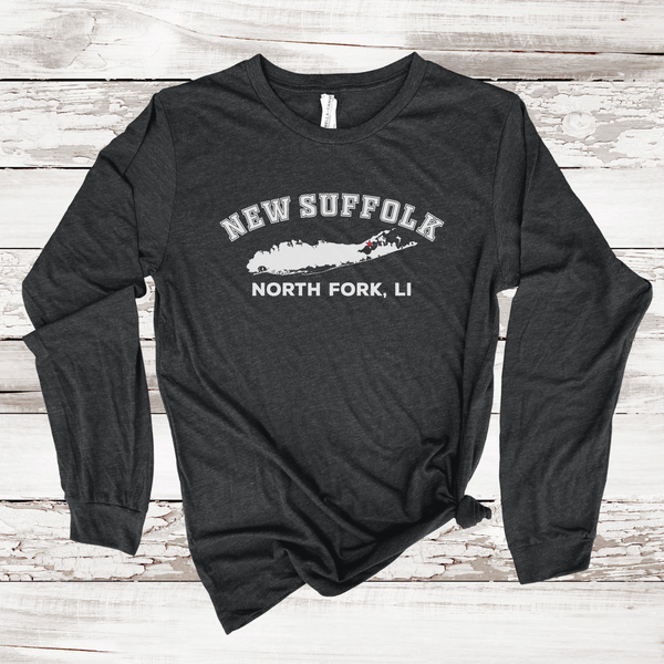 New Suffolk North Fork Long Sleeve T-shirt | Adult Unisex