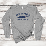 New Suffolk North Fork Long Sleeve T-shirt | Classic Colors | Adult Unisex Athletic Heather