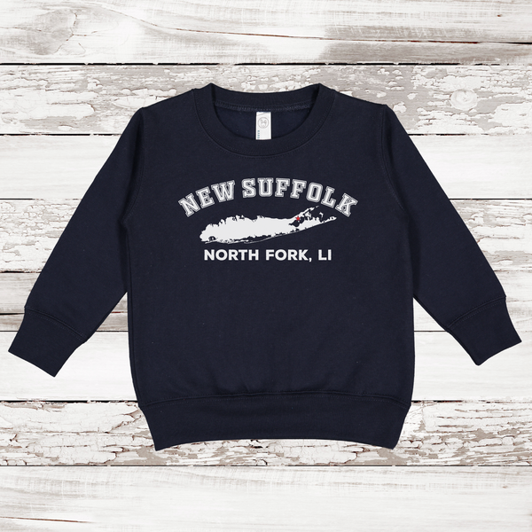 New Suffolk North Fork LI Toddler Fleece Sweatshirt