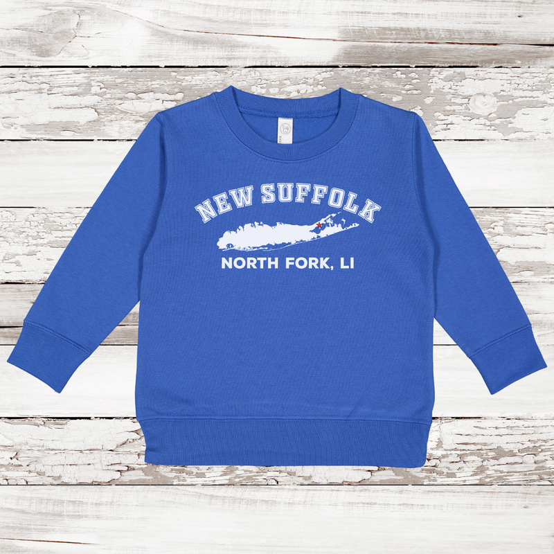 New Suffolk North Fork LI Toddler Fleece Sweatshirt