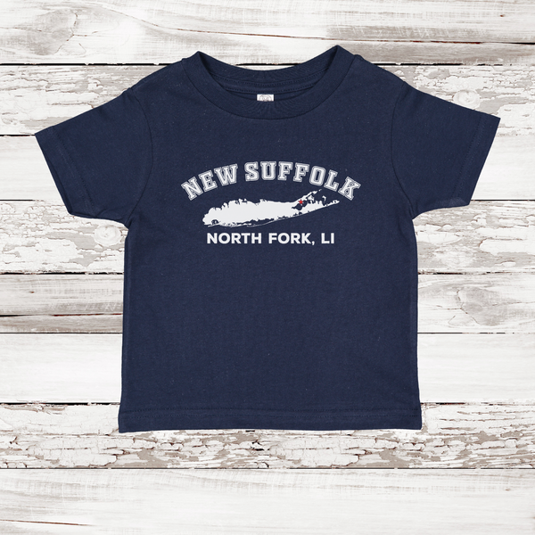 New Suffolk North Fork LI Toddler Short Sleeve T-shirt