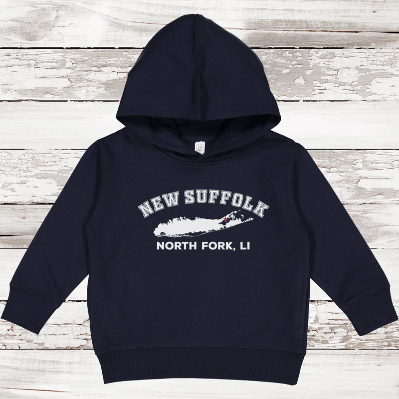 New Suffolk North Fork LI Fleece Hoodie | Toddler