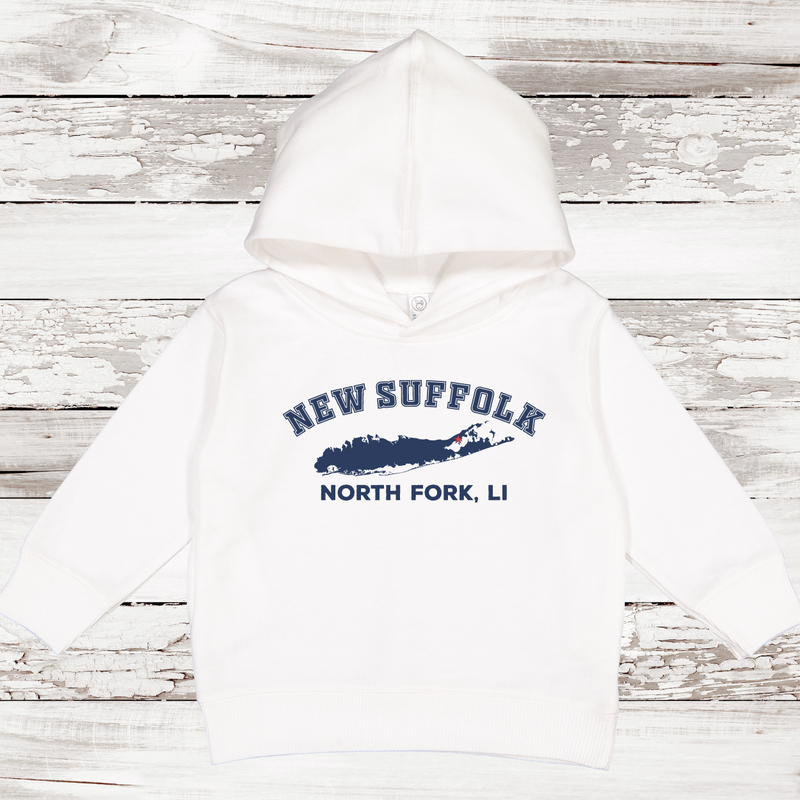 New Suffolk North Fork LI Fleece Hoodie | Toddler