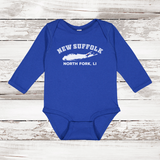 New Suffolk North Fork LI Long Sleeve Baby Onesie