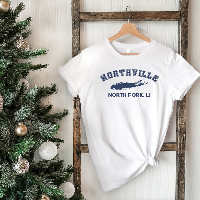 Northville North Fork LI T-shirts | Holiday 2024 | Adult Unisex White