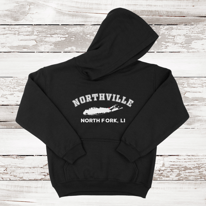 Northville North Fork Hoodie | Classic Colors | Kids Black