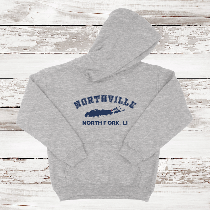 Northville North Fork Hoodie | Classic Colors | Kids Sport Grey