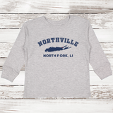 Northville North Fork LI Long Sleeve T-shirt | Classic Colors | Toddler Heather