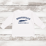 Northville North Fork LI Long Sleeve T-shirt | Classic Colors | Toddler White