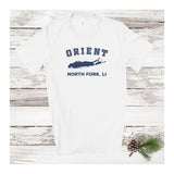 Orient North Fork LI T-shirt | Holiday 2024 | Adult Unisex White