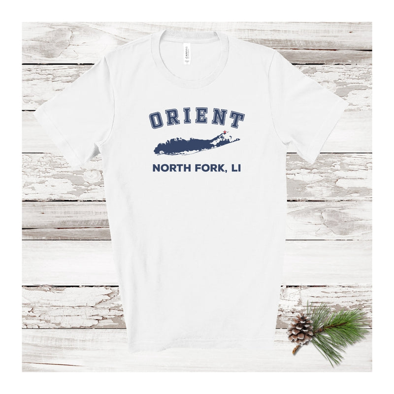 Orient North Fork LI T-shirt | Holiday 2024 | Adult Unisex White