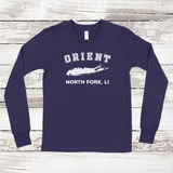 Orient North Fork Long Sleeve T-shirt | Classic Colors | Kids Navy