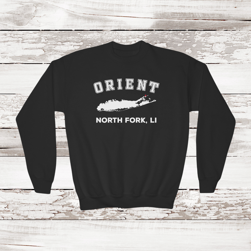 Orient North Fork Sweatshirt | Classic Colors | Kids Black