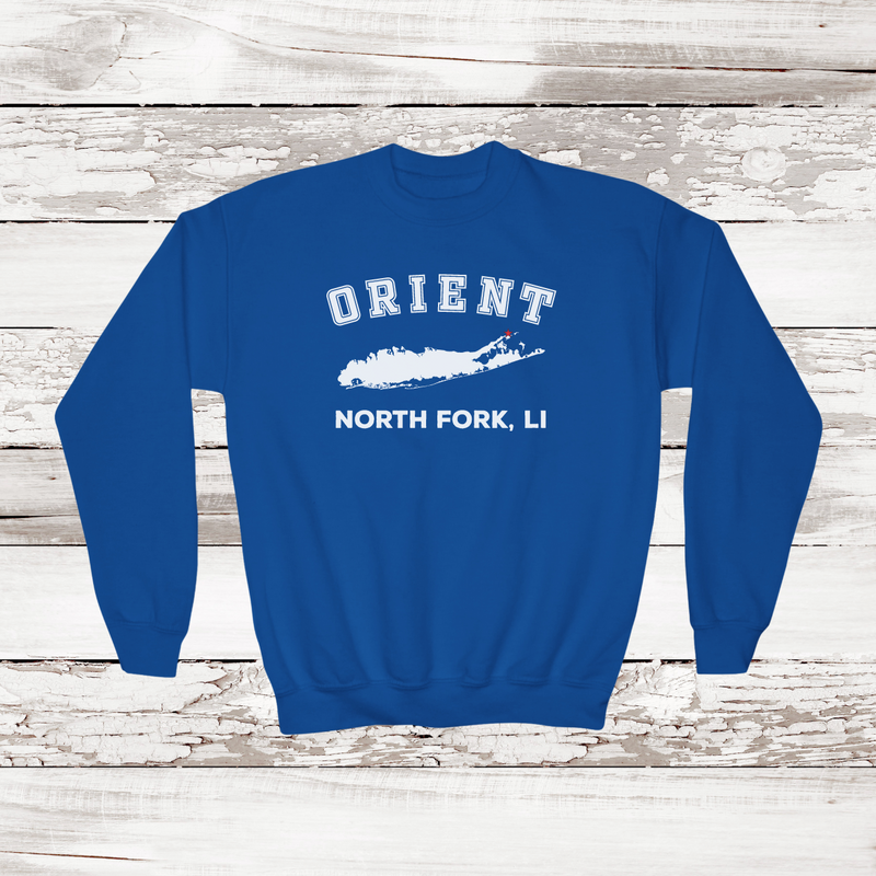 Orient North Fork Sweatshirt | Classic Colors | Kids Royal