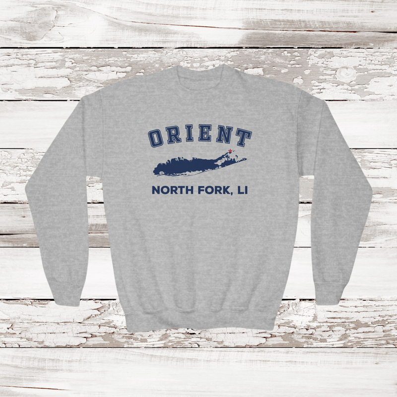 Orient North Fork Sweatshirt | Classic Colors | Kids Sport Grey