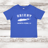 Orient North Fork LI Short Sleeve T-shirt | Classic Colors | Toddler Royal