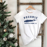 Peconic North Fork LI T-shirts | Holiday 2024 | Adult Unisex White