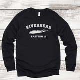 Riverhead Eastern LI Long Sleeve T-shirt | Classic Colors |Adult Unisex Black