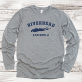 Riverhead Eastern LI Long Sleeve T-shirt | Classic Colors |Adult Unisex Athletic Heather