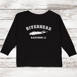 Riverhead Eastern LI Long Sleeve T-shirt | Classic Colors | Toddler Black